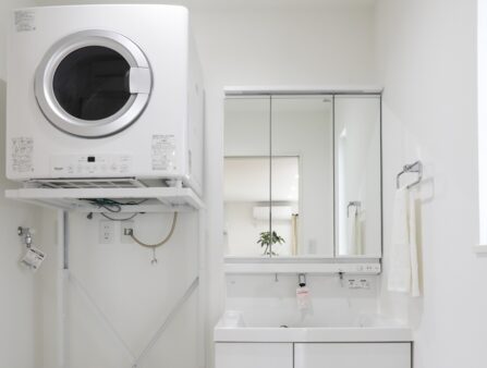 【岡山市】乾太くん後付け設置工事｜リンナイ  ガス衣類乾燥機の施工事例